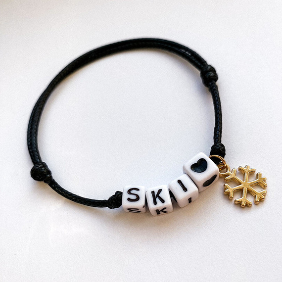 Fit Kolekcja - String Bracelet - SKI 02 gold