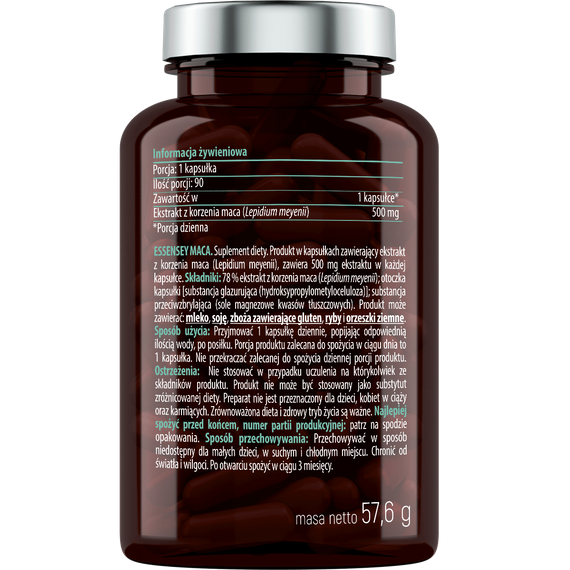Essensey - MACA root - 90 caps.
