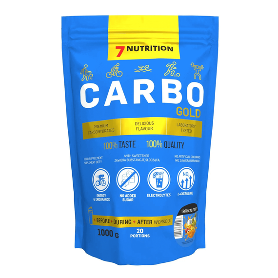 7Nutrition - Carbo Gold 1 kg - tropical fruits
