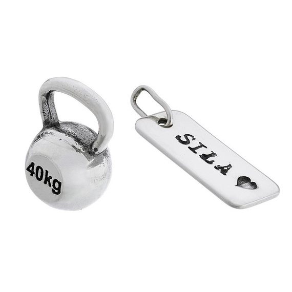 Fit Kolekcja - Set of Two Pendants: KETTLEBELL 001 and STRENGTH Charm ❤
