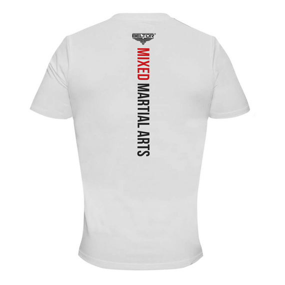 Beltor - Koszulka T-shirt Slim Mixed Martial Arts biały