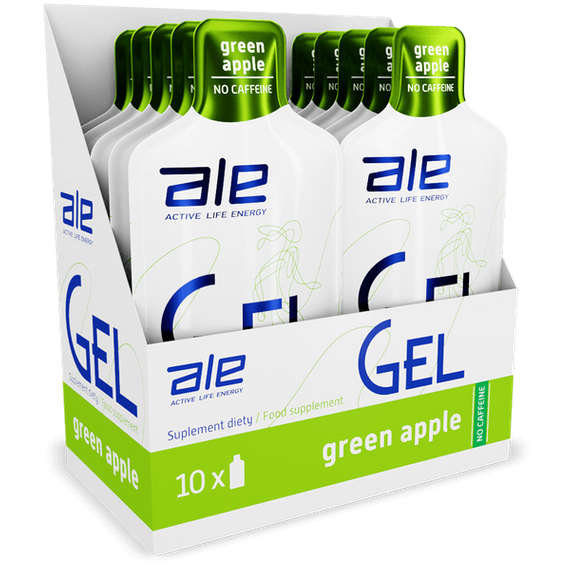 ALE - Display ALE GEL - 10x 55,5 g zielone jabłko