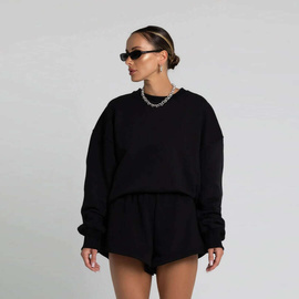 Chiara Wear - Szorty dresowe - czarne