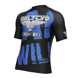 Beltor - Rashguard męski Short Sleeve I Can & I Will