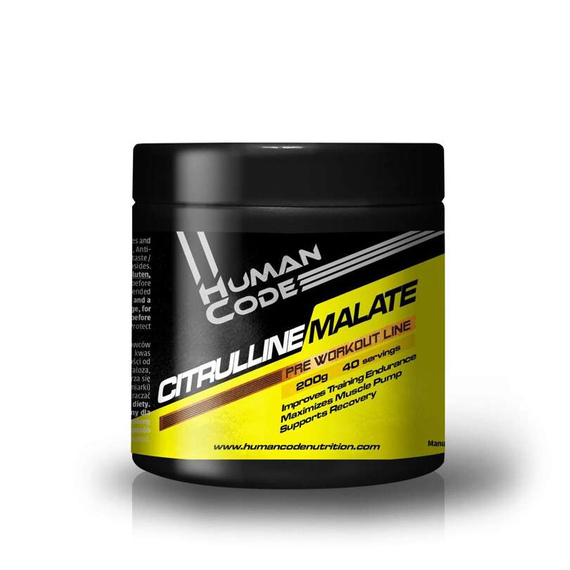 Human Code - Citrulline Malate - 200 g - red fruit