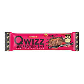Nutrend - Qwizz Protein Bar 60 g - chocolate & raspberry