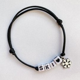 Fit Kolekcja - String Bracelet -  SKI 01 silver
