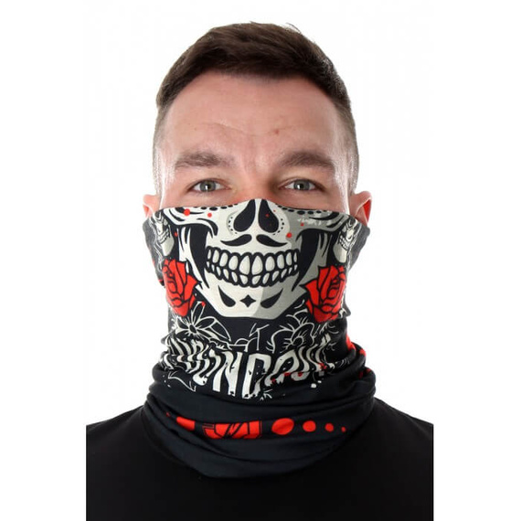 Poundout - Komin wielofunkcyjny chusta LA MUERTE