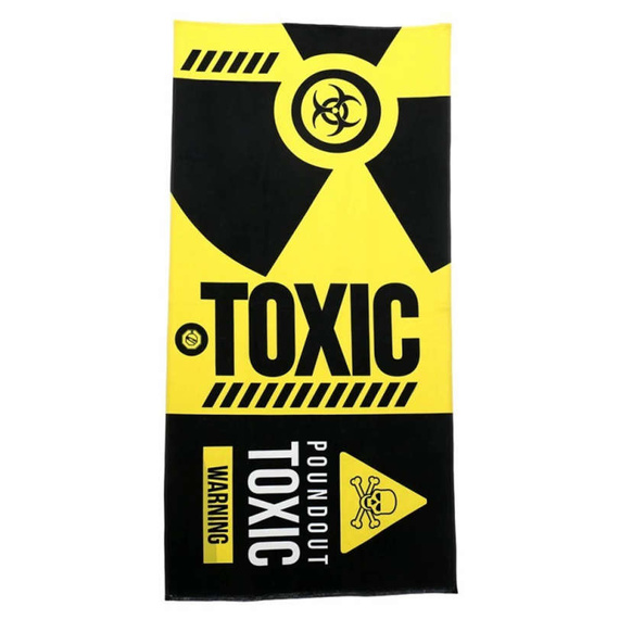 Poundout - Ręcznik na siłownię frotte TOXIC 35 x 70 cm